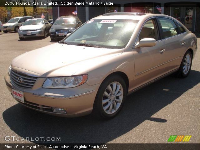 2006 Hyundai Azera Limited in Golden Beige Metallic