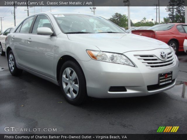 2008 Toyota Camry LE in Classic Silver Metallic