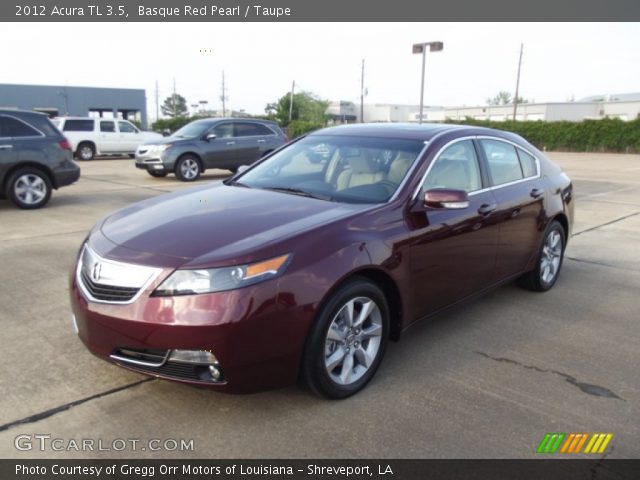 2012 Acura TL 3.5 in Basque Red Pearl
