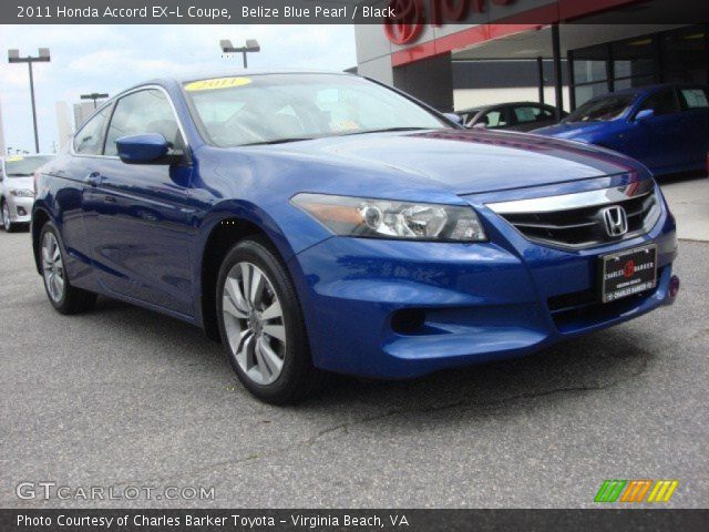 2011 Honda Accord EX-L Coupe in Belize Blue Pearl