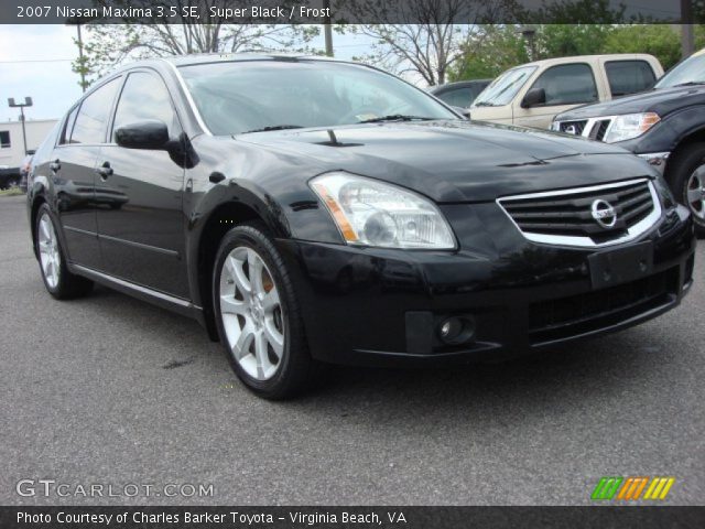 2007 Nissan Maxima 3.5 SE in Super Black