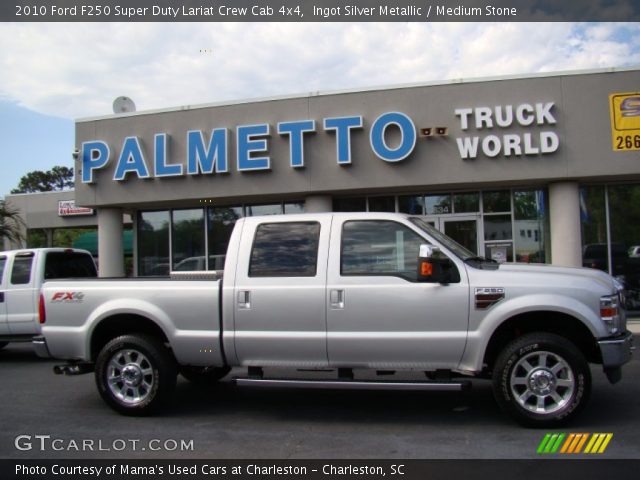 2010 Ford F250 Super Duty Lariat Crew Cab 4x4 in Ingot Silver Metallic