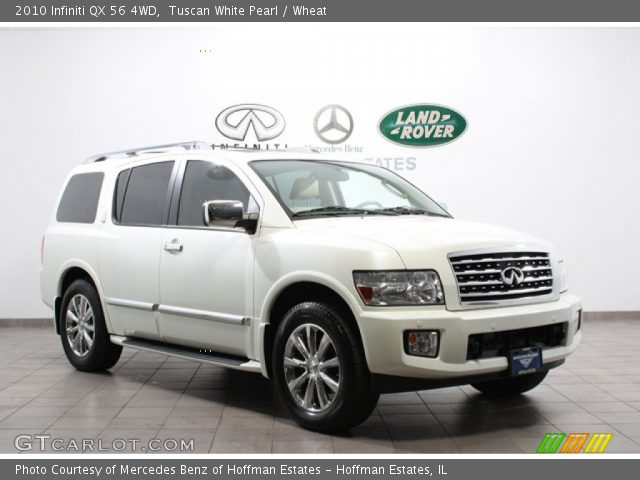 2010 Infiniti QX 56 4WD in Tuscan White Pearl