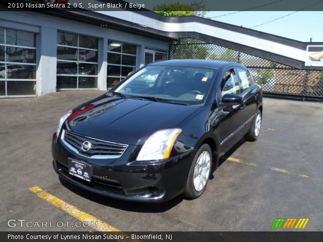 2010 Nissan Sentra 2.0 S in Super Black