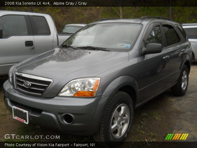 2008 Kia Sorento LX 4x4 in Alpine Gray