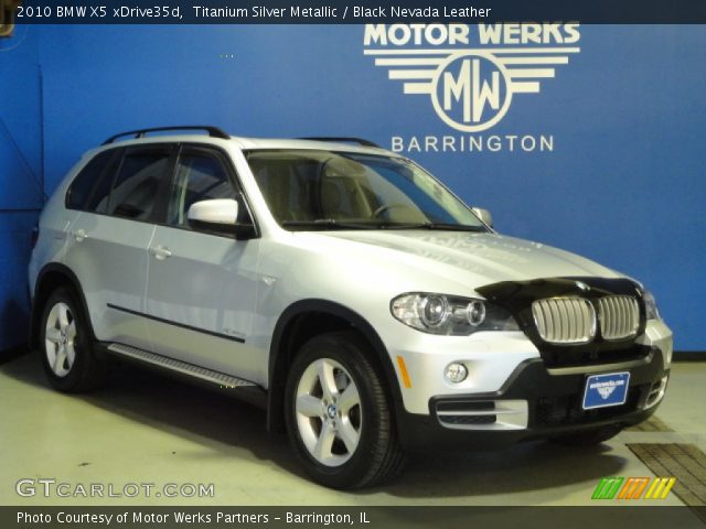 2010 BMW X5 xDrive35d in Titanium Silver Metallic