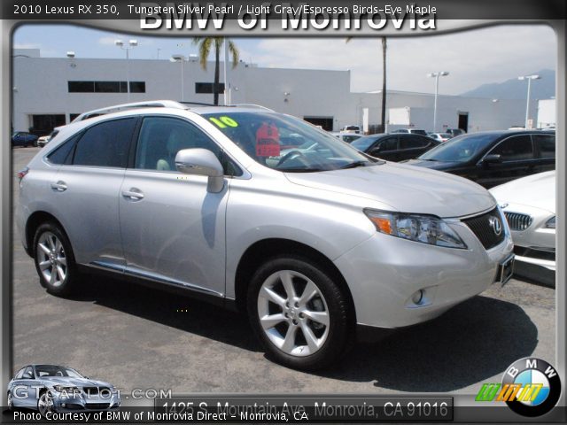 2010 Lexus RX 350 in Tungsten Silver Pearl
