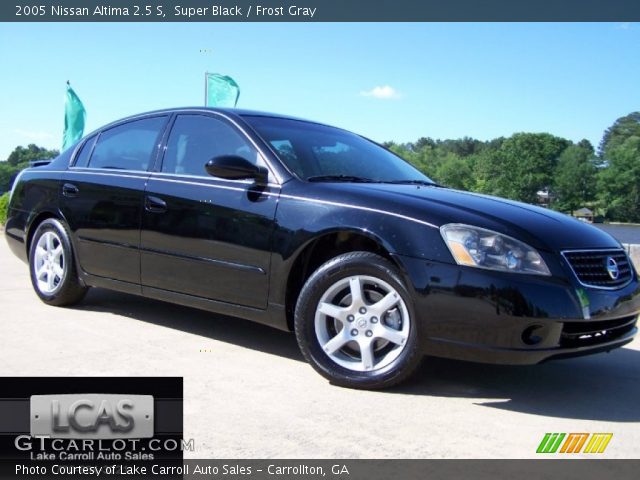 2005 Nissan Altima 2.5 S in Super Black