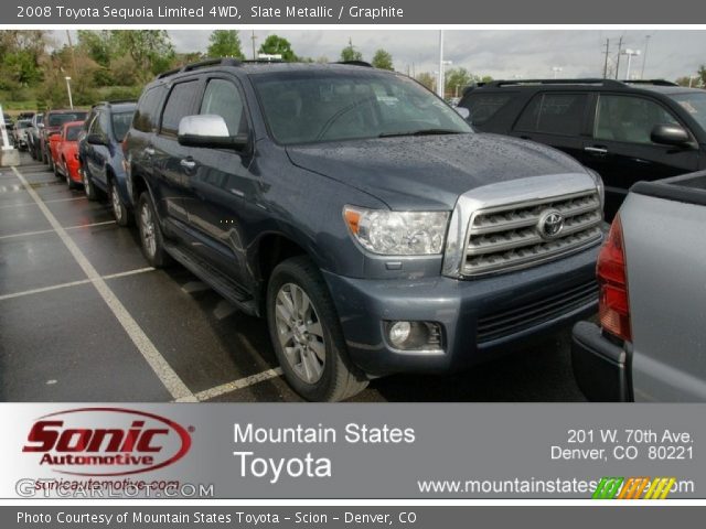 2008 Toyota Sequoia Limited 4WD in Slate Metallic