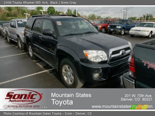 2008 Toyota 4Runner SR5 4x4 in Black