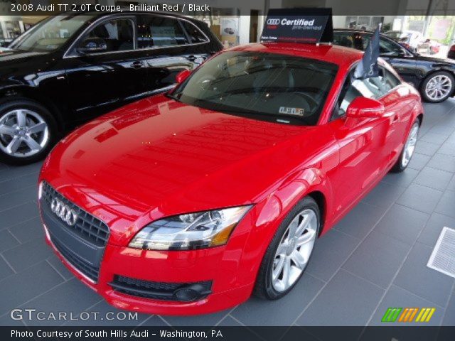 2008 Audi TT 2.0T Coupe in Brilliant Red