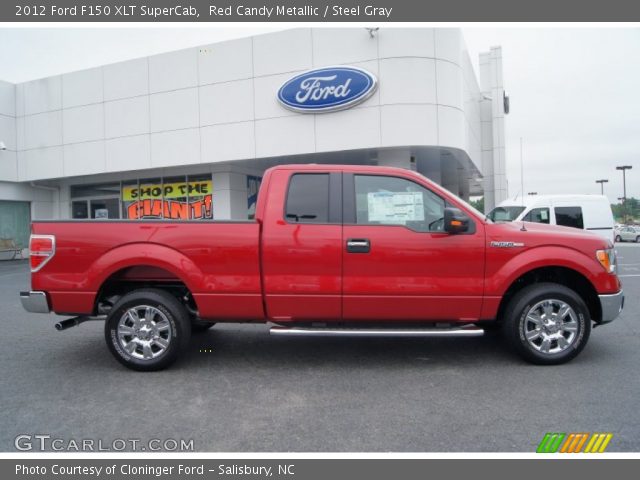 2012 Ford F150 XLT SuperCab in Red Candy Metallic