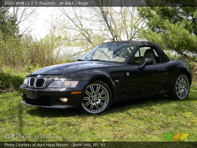 2001 BMW Z3 2.5i Roadster in Jet Black