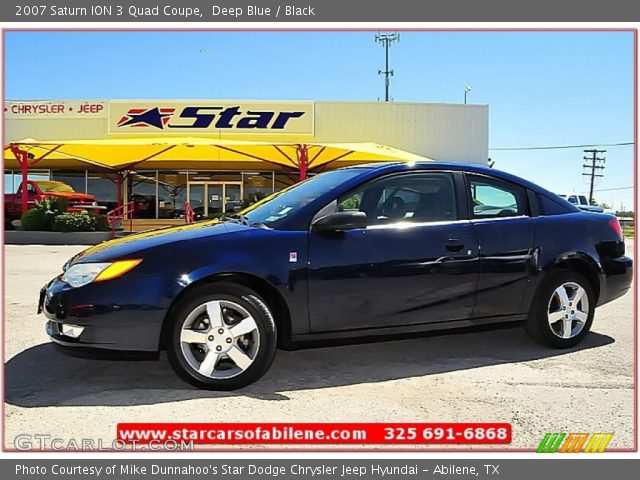 2007 Saturn ION 3 Quad Coupe in Deep Blue