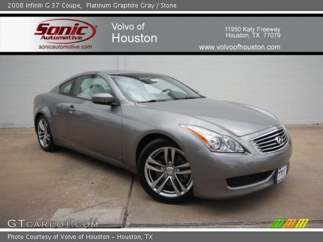 2008 Infiniti G 37 Coupe in Platinum Graphite Gray