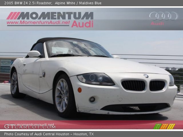 2005 BMW Z4 2.5i Roadster in Alpine White
