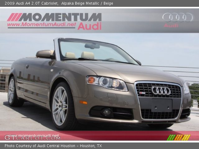 2009 Audi A4 2.0T Cabriolet in Alpaka Beige Metallic