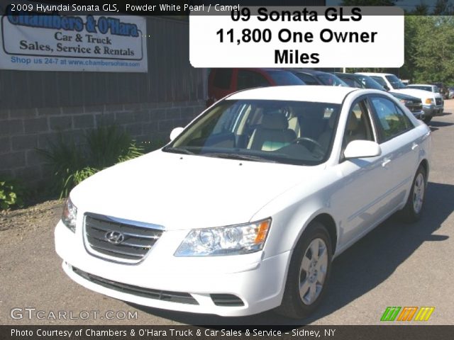 2009 Hyundai Sonata GLS in Powder White Pearl