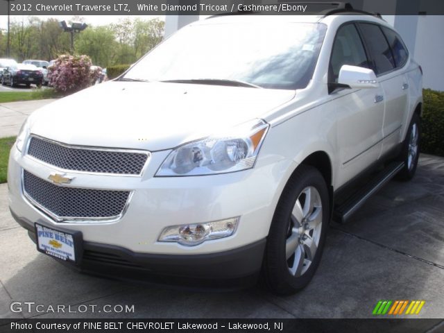 2012 Chevrolet Traverse LTZ in White Diamond Tricoat