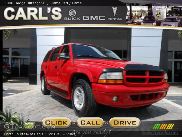 2000 Dodge Durango SLT in Flame Red