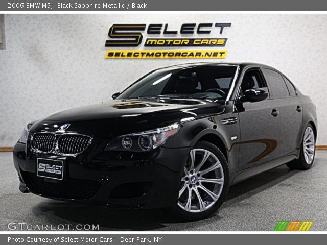 2006 BMW M5  in Black Sapphire Metallic