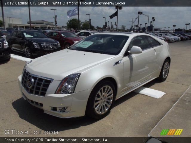 2012 Cadillac CTS Coupe in White Diamond Tricoat