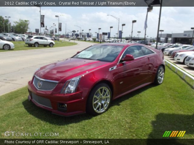 2012 Cadillac CTS -V Coupe in Crystal Red Tintcoat