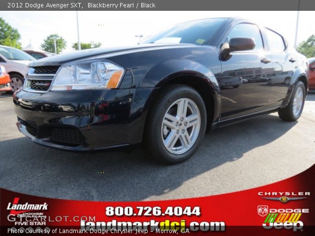 2012 Dodge Avenger SXT in Blackberry Pearl