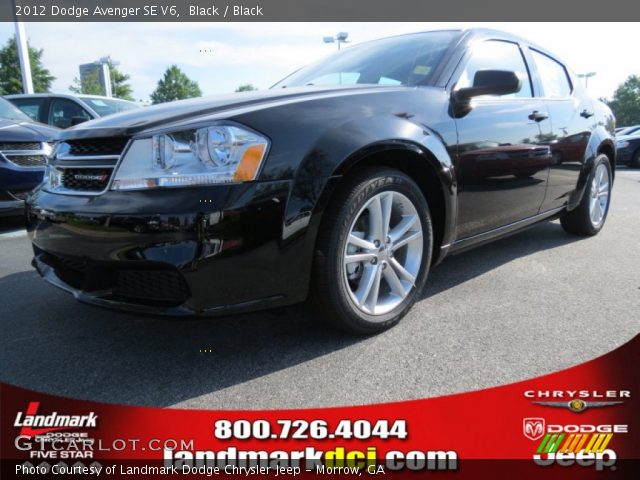 2012 Dodge Avenger SE V6 in Black