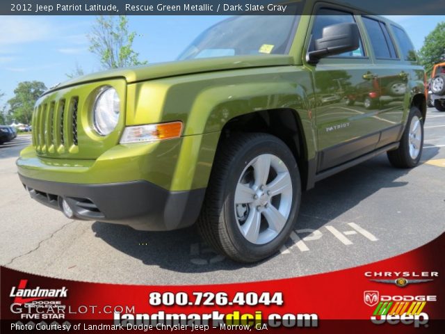 2012 Jeep Patriot Latitude in Rescue Green Metallic