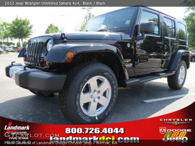 2012 Jeep Wrangler Unlimited Sahara 4x4 in Black