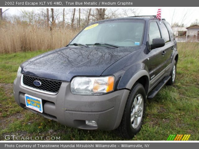 2002 Ford Escape XLT V6 4WD in True Blue Metallic