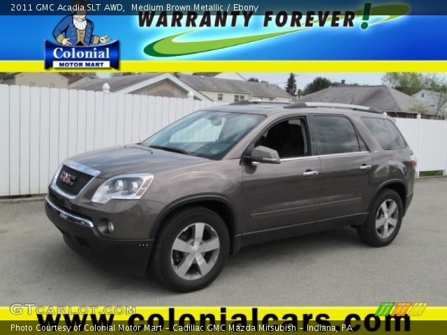 2011 GMC Acadia SLT AWD in Medium Brown Metallic