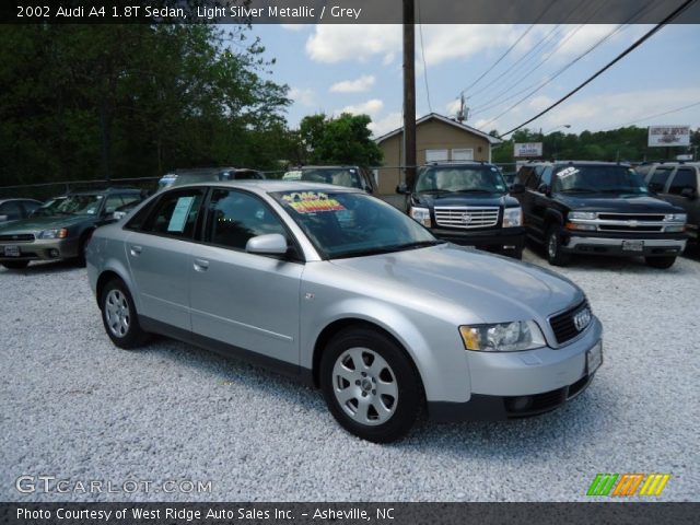 2002 Audi A4 1.8T Sedan in Light Silver Metallic
