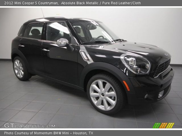 2012 Mini Cooper S Countryman in Absolute Black Metallic