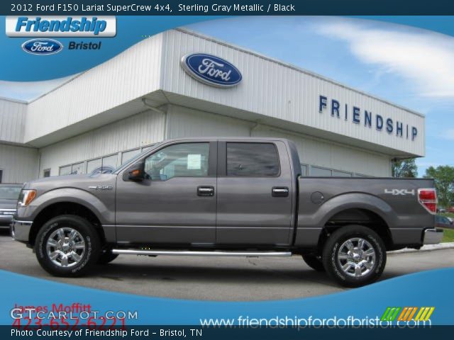 2012 Ford F150 Lariat SuperCrew 4x4 in Sterling Gray Metallic