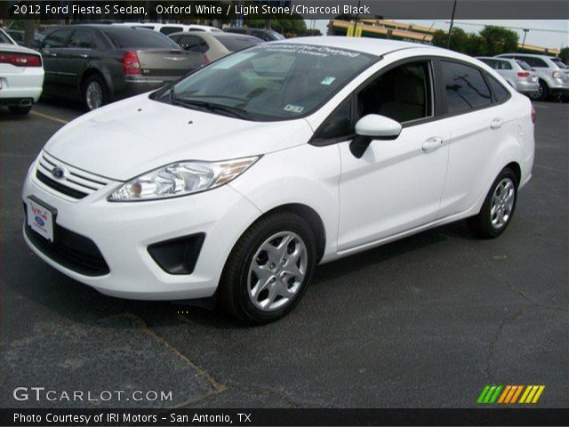 2012 Ford Fiesta S Sedan in Oxford White