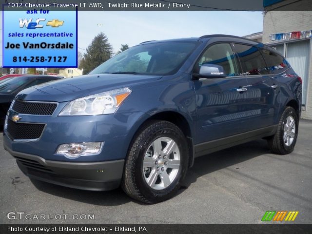 2012 Chevrolet Traverse LT AWD in Twilight Blue Metallic