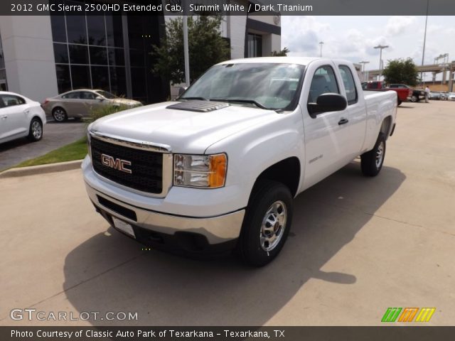 2012 GMC Sierra 2500HD Extended Cab in Summit White