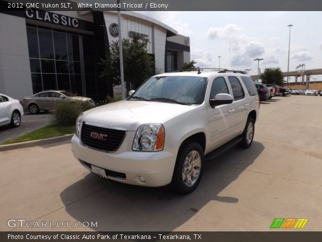 2012 GMC Yukon SLT in White Diamond Tricoat