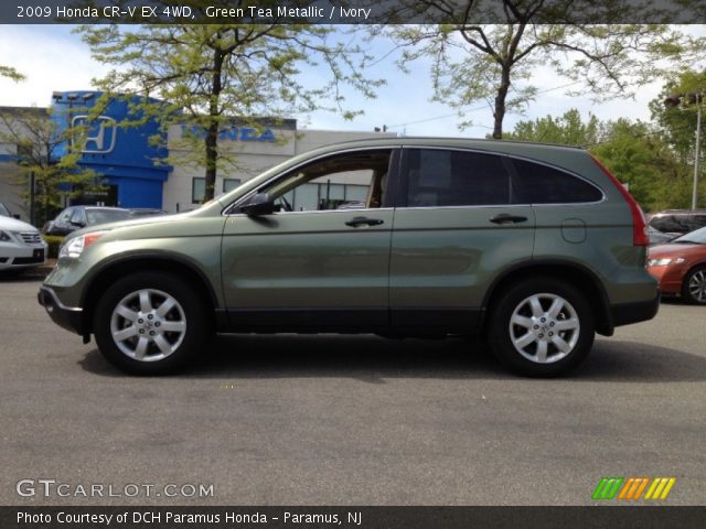 2009 Honda CR-V EX 4WD in Green Tea Metallic