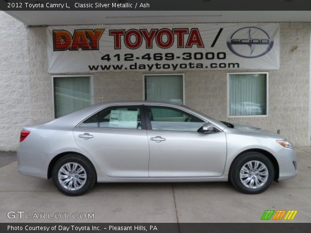 2012 Toyota Camry L in Classic Silver Metallic