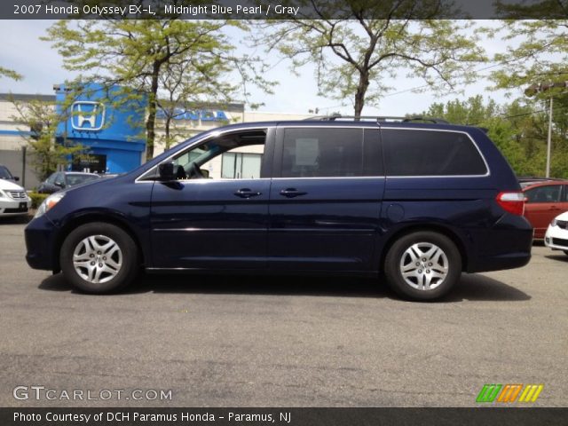 2007 Honda Odyssey EX-L in Midnight Blue Pearl
