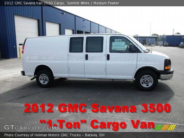 2012 GMC Savana Van 3500 Cargo in Summit White