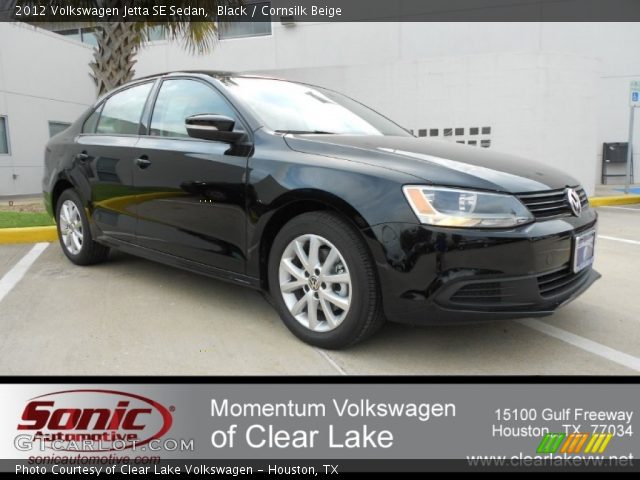 2012 Volkswagen Jetta SE Sedan in Black