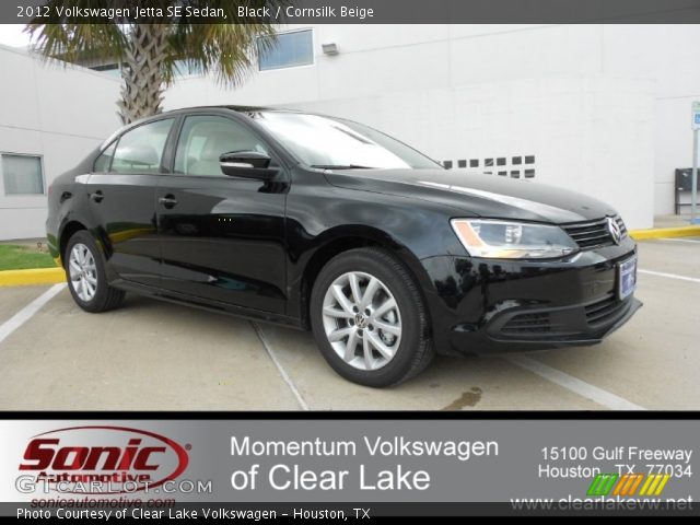 2012 Volkswagen Jetta SE Sedan in Black