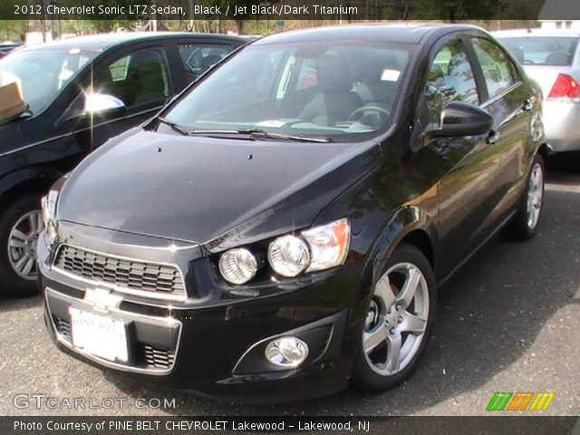 2012 Chevrolet Sonic LTZ Sedan in Black