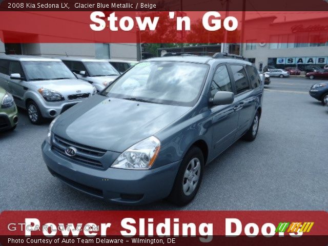 2008 Kia Sedona LX in Glacier Blue Metallic