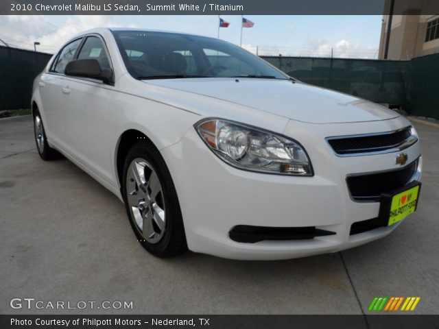 2010 Chevrolet Malibu LS Sedan in Summit White