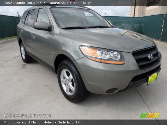 2008 Hyundai Santa Fe GLS in Natural Khaki Green